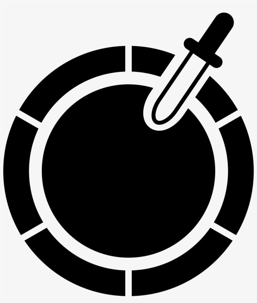 Choosing Color With Dropper On A Colors Wheel Comments - Hell Girl Symbol, transparent png #2265551