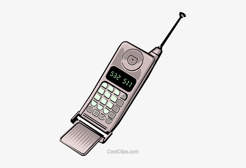 Cellular Phone Royalty Free Vector Clip Art Illustration - Premier Portable, transparent png #2265645