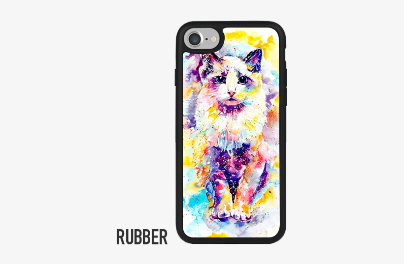 Funda Para Celular Cat Watercolor (painting) - Mobile Phone, transparent png #2265772
