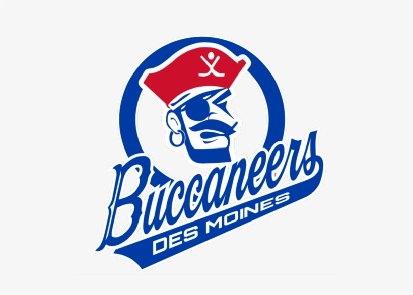 Tom Mannino Named General Manager And Director Of Player - Des Moines Buccaneers Hockey Emblem, transparent png #2265796