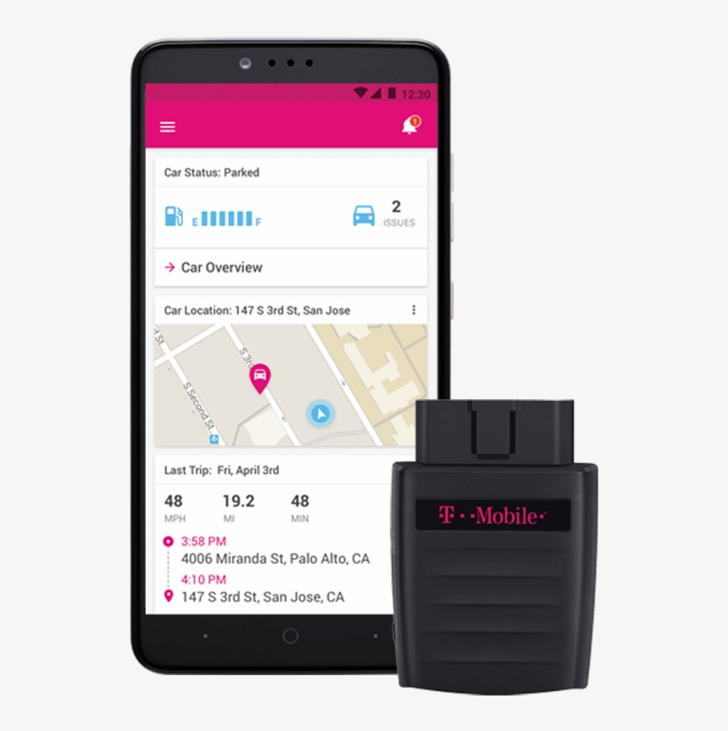 T-mobile Syncup Drive - T Mobile Phone, transparent png #2265840