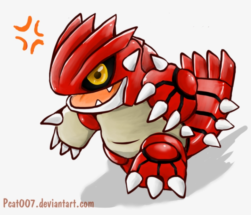 Com Pikachu Groudon Cartoon Fictional Character Clip - Chibi Mega Primal Groudon, transparent png #2265927