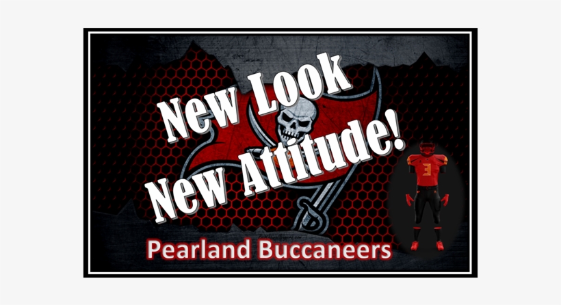 Attitude - Tampa Bay Buccaneers 6" X State Shape Car Magnet, transparent png #2266236