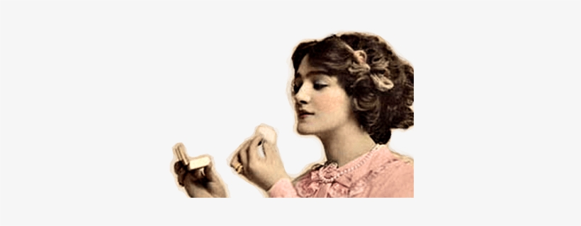 Victorian Vintage Woman Make Up - Helenmayvintage Authentic Petite Victorian Era Ivory, transparent png #2266262