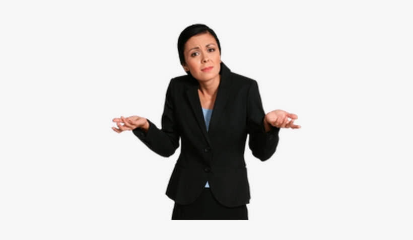 Shrug Emoji Woman - Shrug, transparent png #2266302