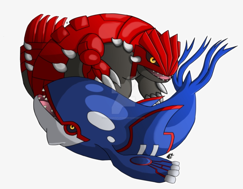 Groudon Transparent Kyogre Groudon And Kyogre Png Free
