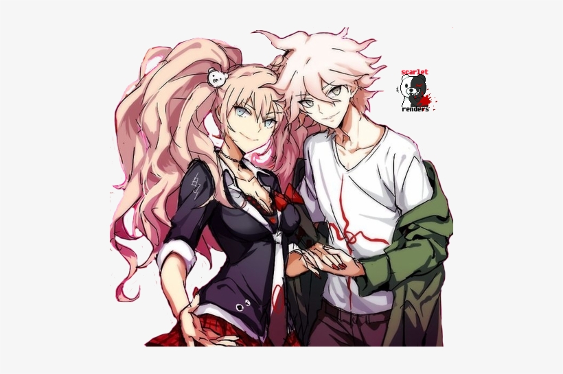 Riku114 Hintergrund Entitled Nagito Komaeda And Junko - Junko Enoshima X Nagito Komaeda, transparent png #2266502