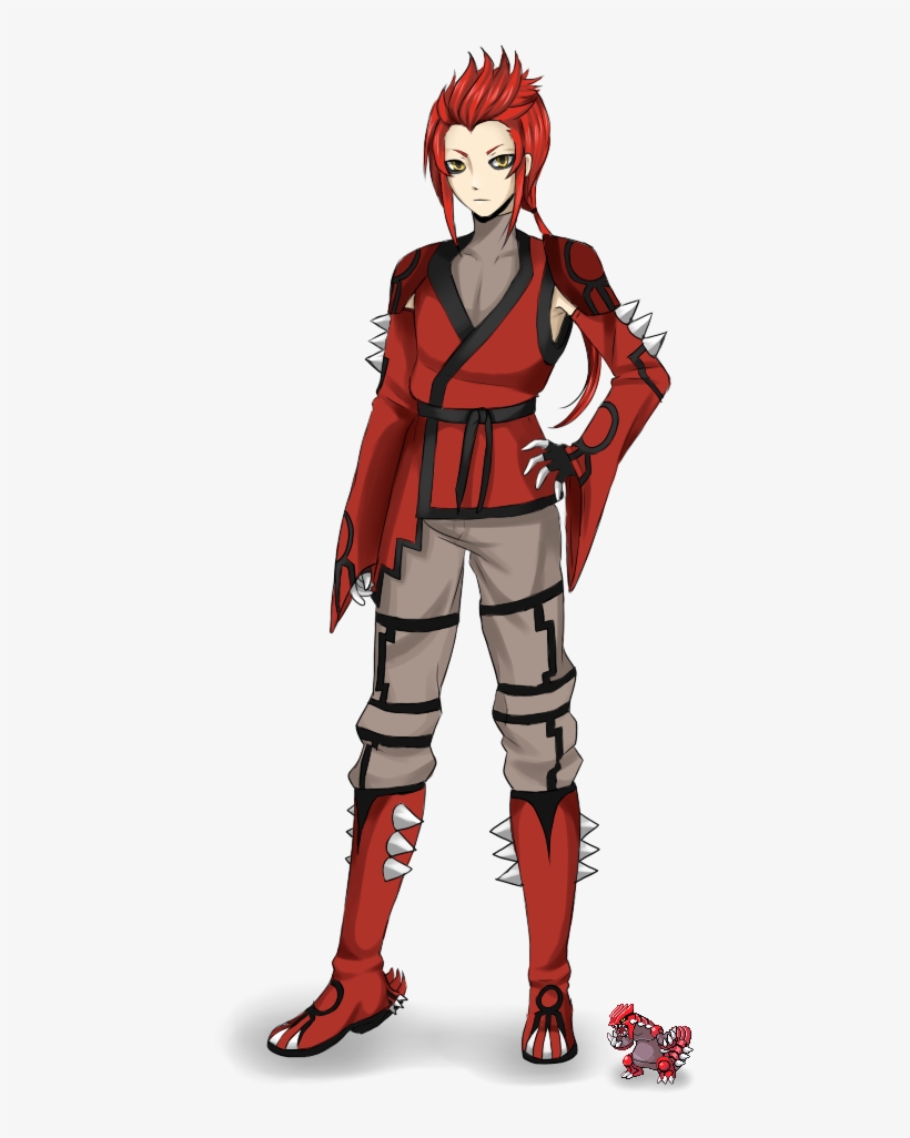 [groudon Gijinka] - By Aqualeonhart - Pokemon Gijinka Groudon, transparent png #2266649