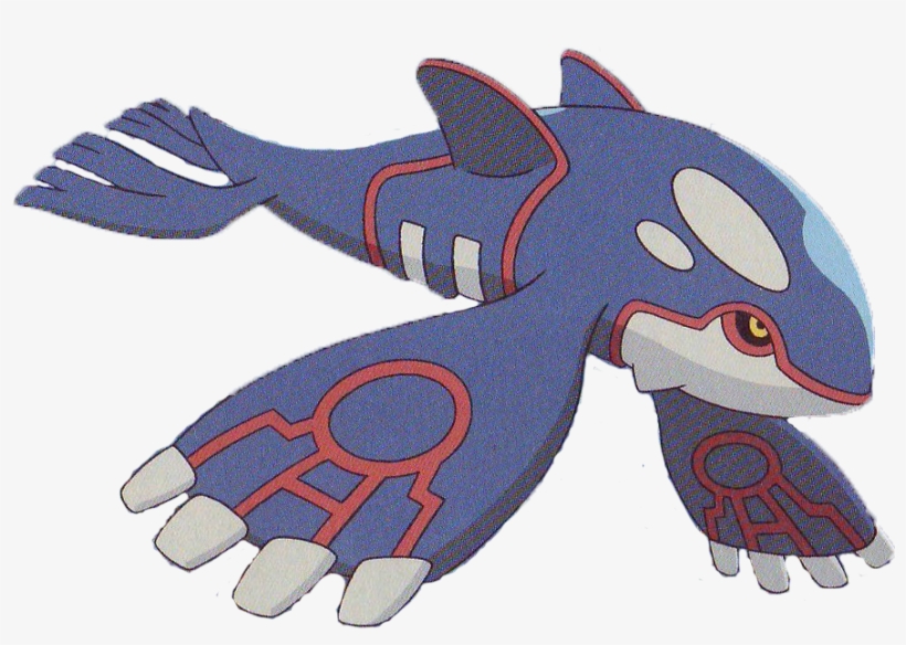 Transparent Kyogre Original Scan - Cartoon, transparent png #2266710