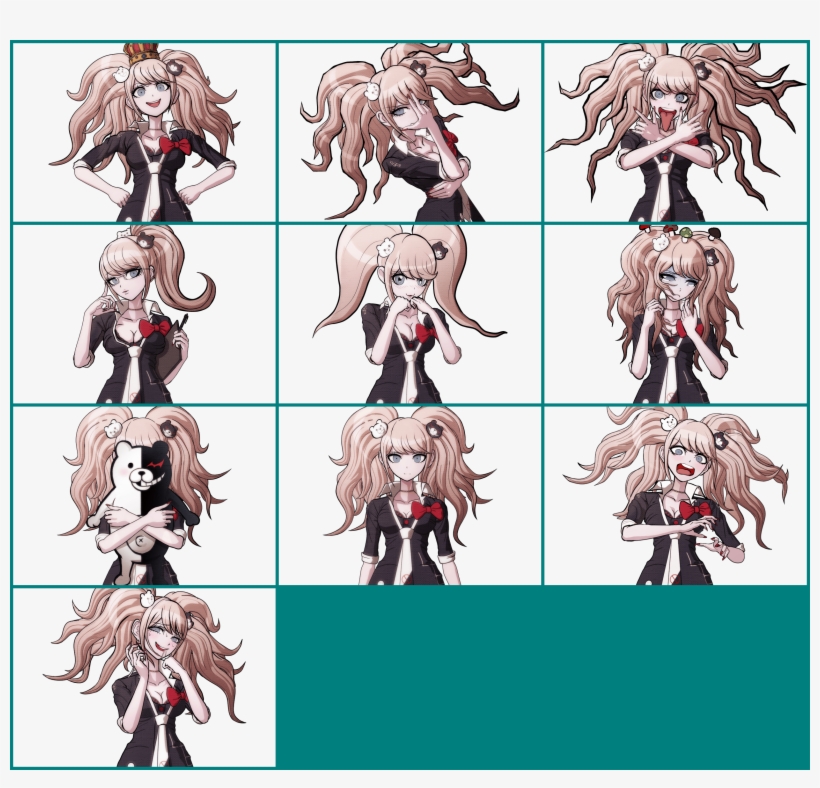 Click For Full Sized Image Junko Enoshima - Danganronpa Trigger Happy Havoc Mukuro Ikusaba, transparent png #2266756