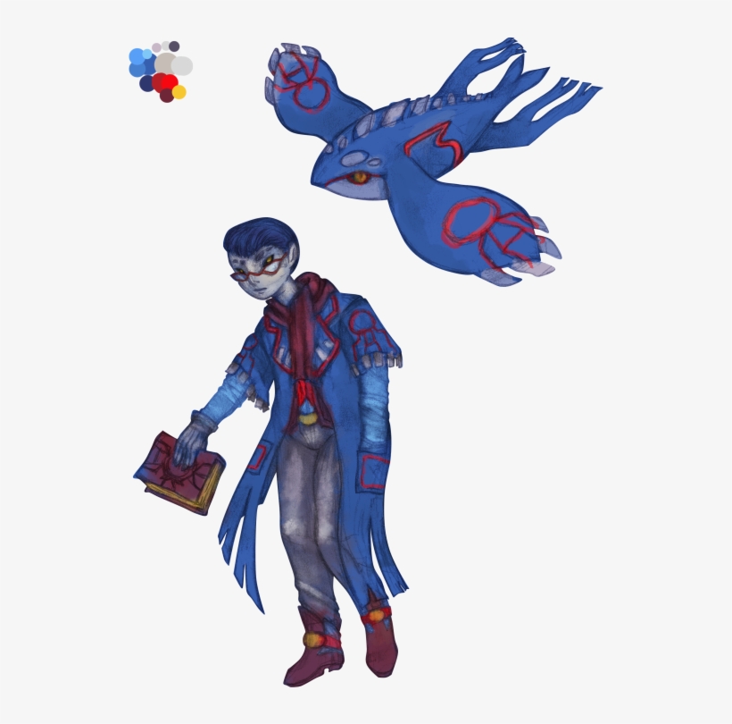 Kyogre Gijinka - Cartoon, transparent png #2266776