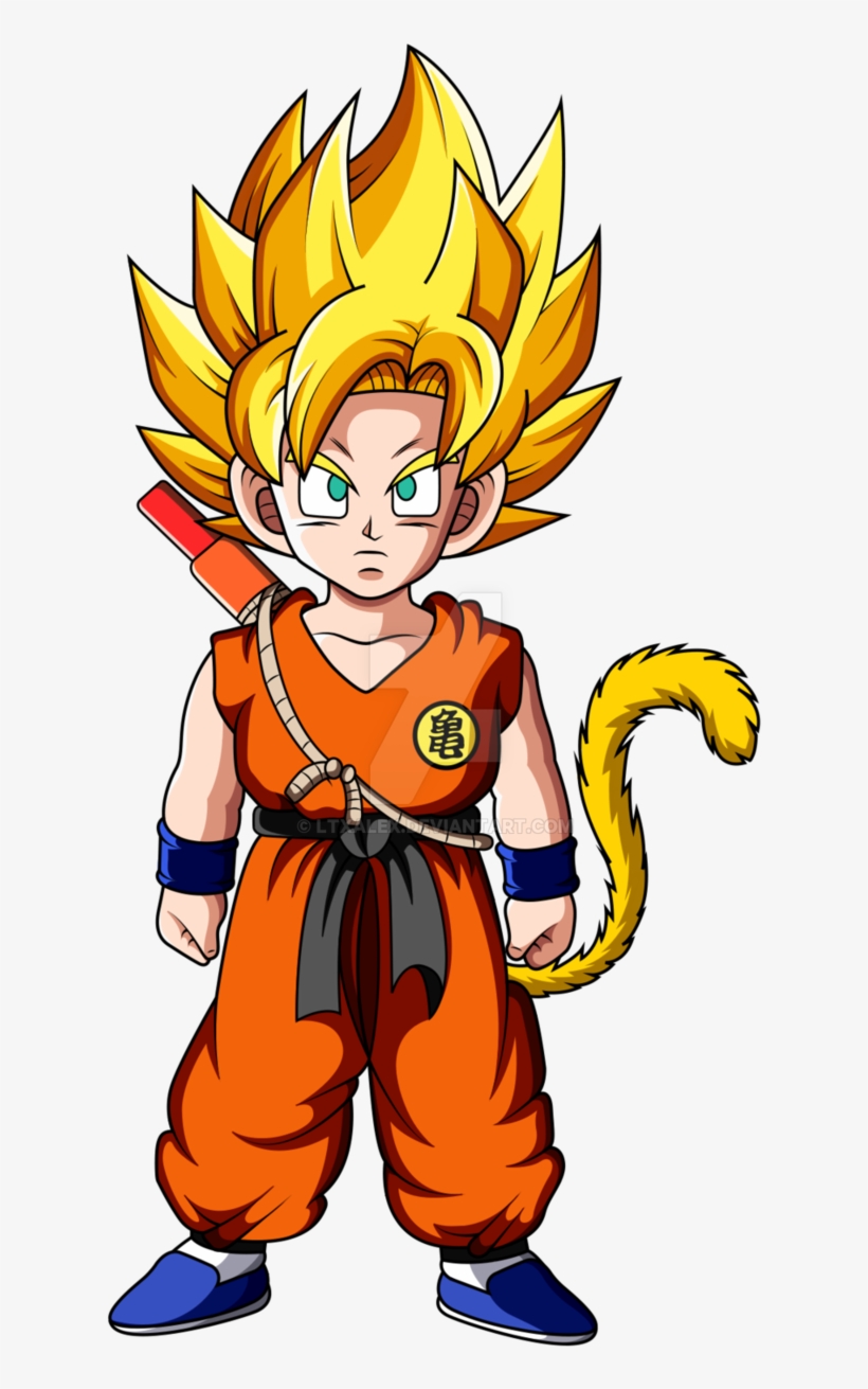 Super Saiyan Kid Goku - Kid Goku Ssj, transparent png #2266798