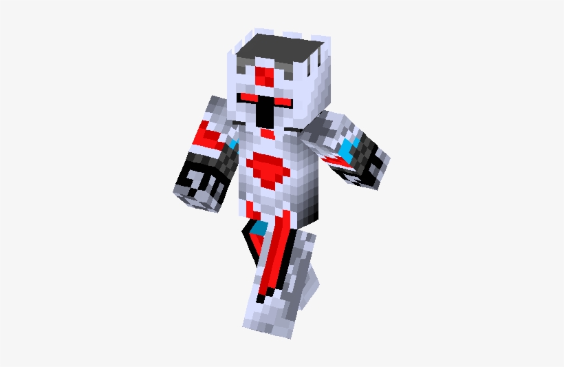 Redstone Knight Skin - Cool Minecraft Skin, transparent png #2267084