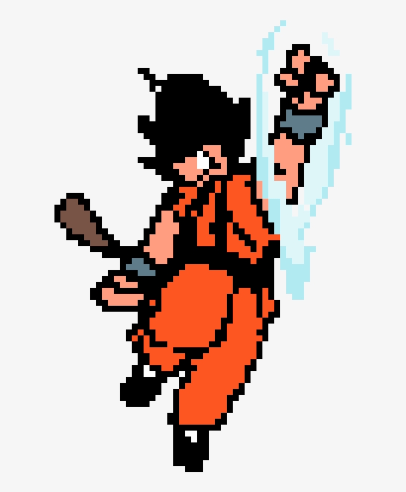 Kid Goku Heavy Punch - Illustration, transparent png #2267262
