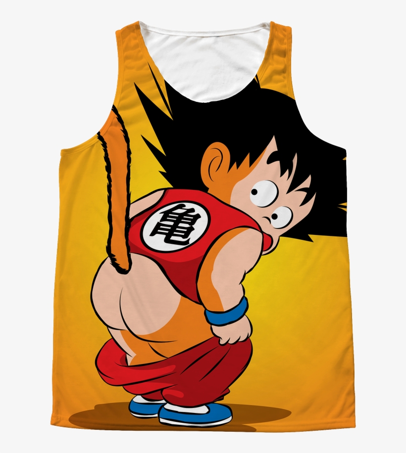1 Sided 3d Tank Top T Shirt Tank - Goku Kid, transparent png #2267334