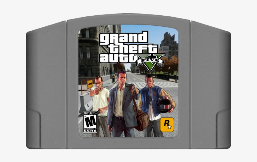 Grand Theft Auto V N64 Box Art Cover - Gta Grand Theft Auto V (5) For Xbox 360, transparent png #2267581