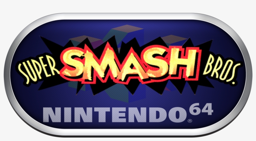 N64 Silver Ring Clear Game Logo Set - Super Smash Bros 64, transparent png #2267609