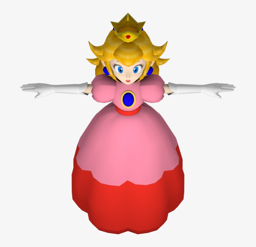 Image Result For N64 Peach - Mario Party Models, transparent png #2267792
