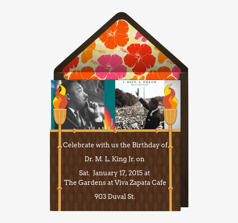 Come And Celebrate The Birthday Of Dr - Martin Luther King Jr, transparent png #2267813