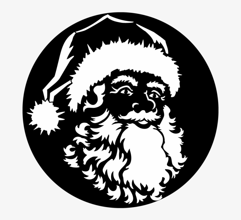 Santa's Face - Apollo Design Technology Ms-2509 Steel Gobo - Santa's, transparent png #2267906