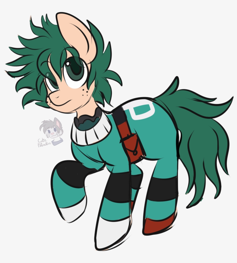 Cutiepatootiee, Crossover, Deku's Hero Costume, Izuku - My Hero Academia Mlp, transparent png #2268093