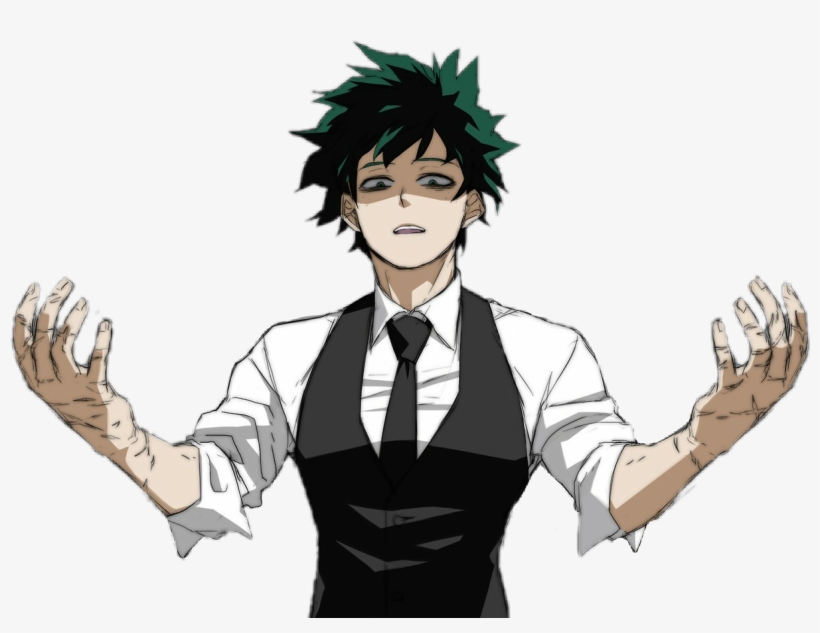 Png Free Deku Transparent Villain - Villain Midoriya, transparent png #2268341