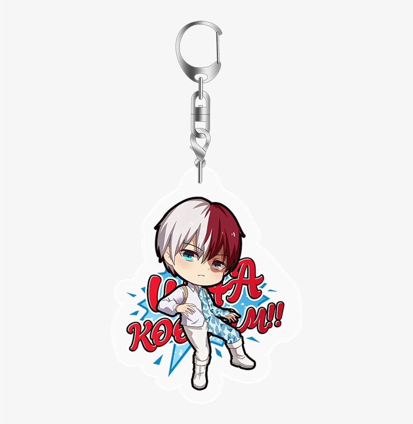 Anime My Hero Academia Izuku Midoriya Bakugou Katsuki - Móc Khóa Todoroki, transparent png #2268477