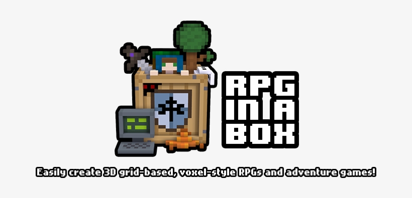 Rpg In A Box - Dark Rpg Voxel, transparent png #2268524