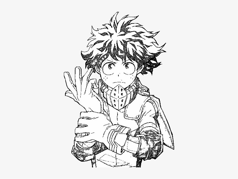 Deku Izuku Midoriya Para Dibujar, Colorear, Pintar, - Izuku Midoriya Para Colorear, transparent png #2268659