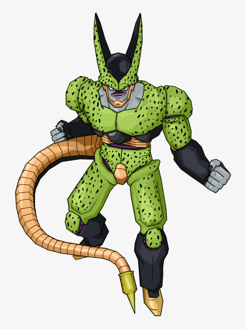 Image Super Semi Perfect Cell By Db Own Universe Arts Cell Dragon Ball Z Free Transparent Png Download Pngkey