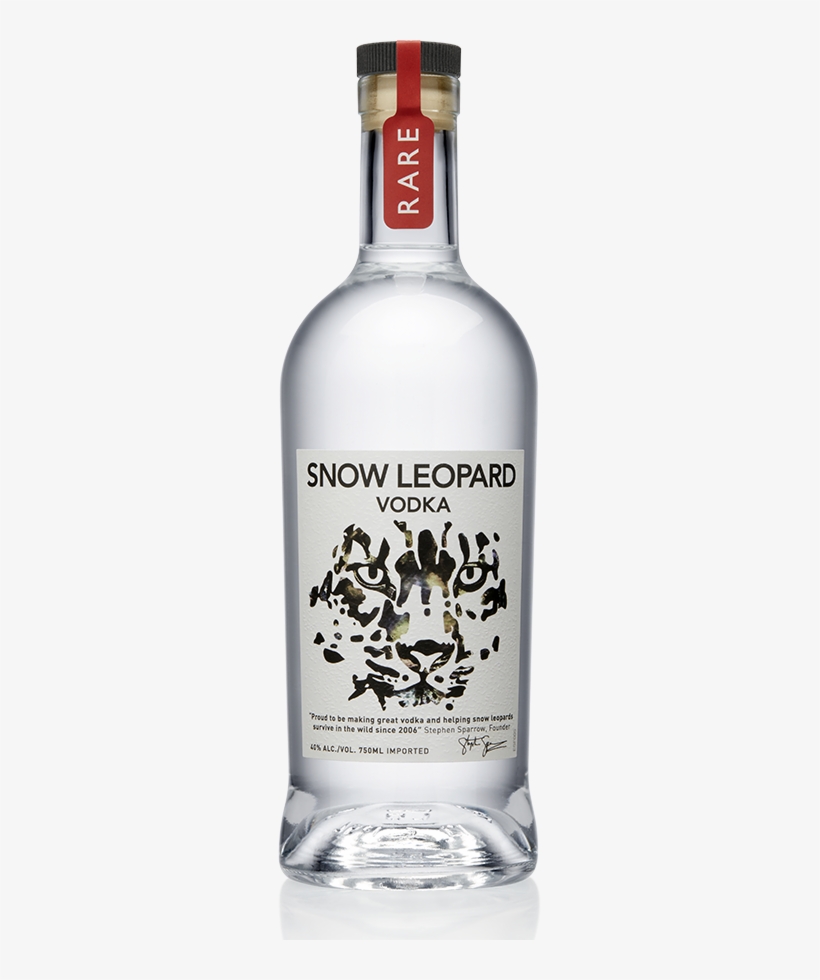 A Great Vodka For Good - Snow Leopard Rare Vodka, transparent png #2269035