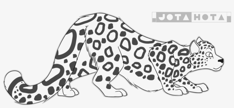 Transparent Base Snow Leopard Svg Black And White Download - Snow Leopard Base Transparent, transparent png #2269059