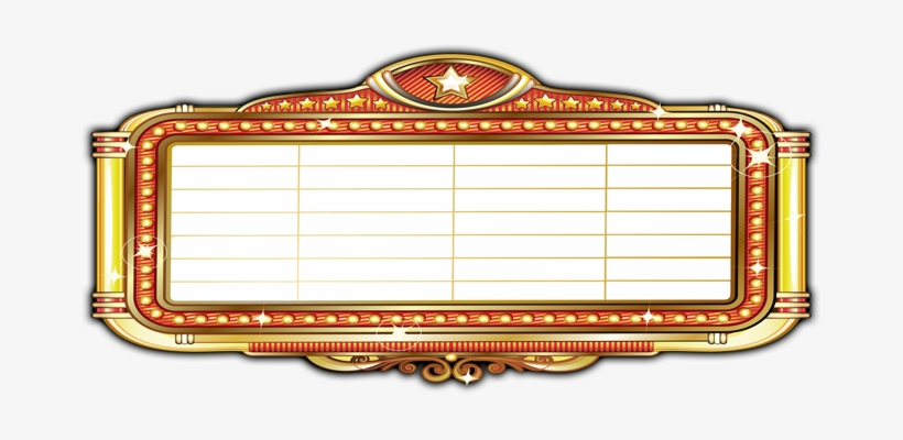 Image Freeuse Marquee Clipart Classic Movie - Theater Marquee Png