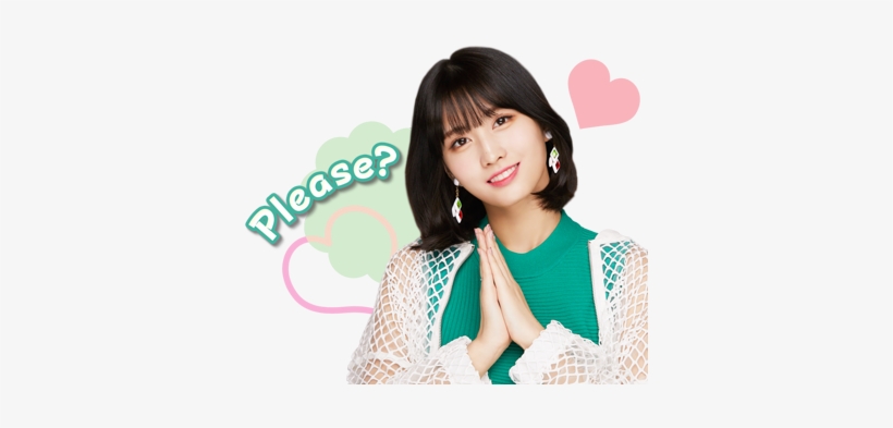 Twice Line Stickers Momo - Momo, transparent png #2269177