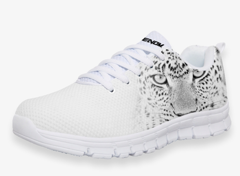 'snow Leopard' Edition - Leopard Portrait Solid Birch Timber Framed Wall Art, transparent png #2269328