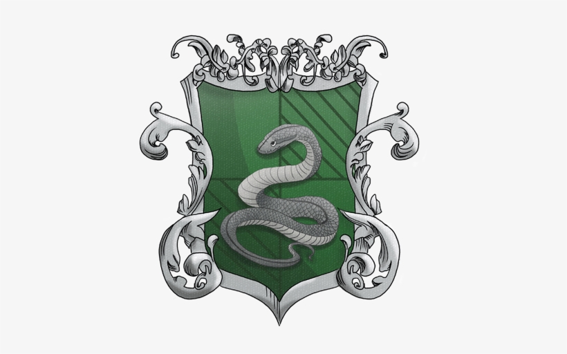 Slytherin Crest Png - Serpiente De Slytherin Png, transparent png #2269607