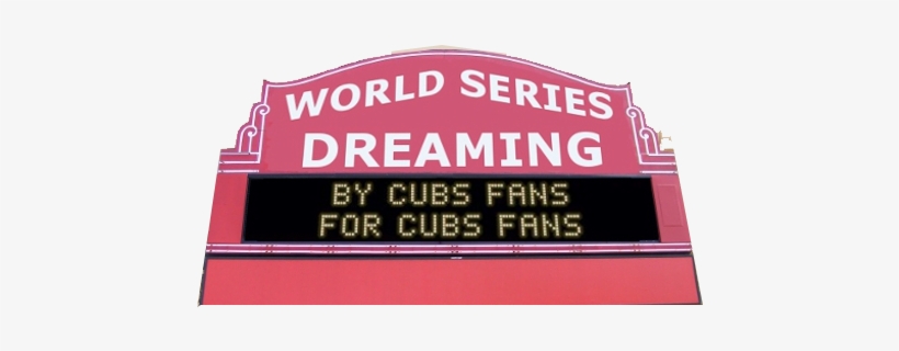 Copy-marquee - Wrigley Field, transparent png #2269656