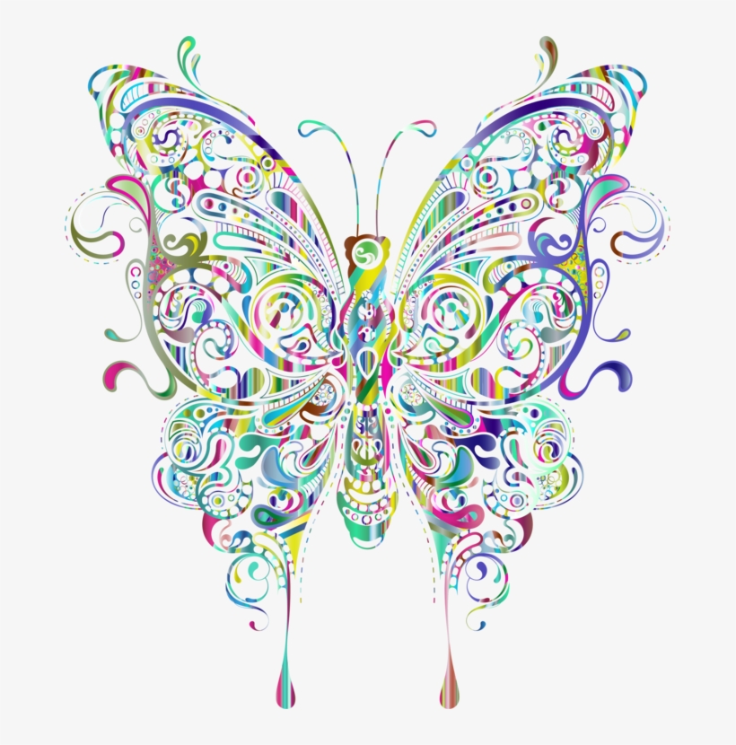 Monarch Butterfly Brush-footed Butterflies Abstract - Abstract Butterfly, transparent png #2270065