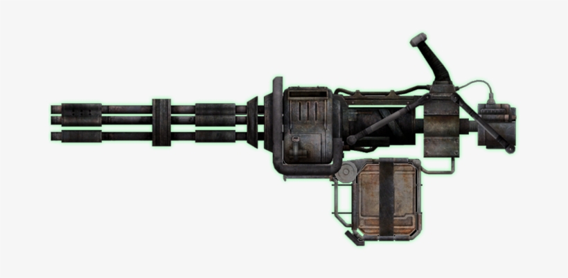 Fallout New Vegas Minigun, transparent png #2270089