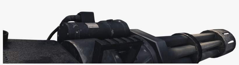 Minigun Side View Mw3 - Baggage, transparent png #2270320
