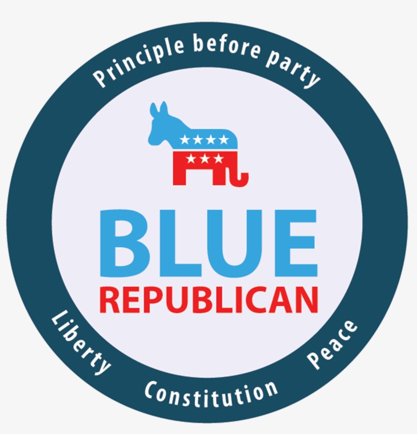 Sticker Blue Republican - American College Of Gastroenterology, transparent png #2270799
