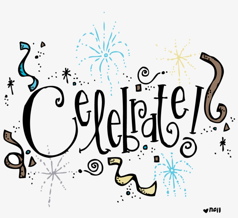 Symbols Clipart Celebrate Gallery Free Images - Free Black And White Birthday Clipart, transparent png #2270853