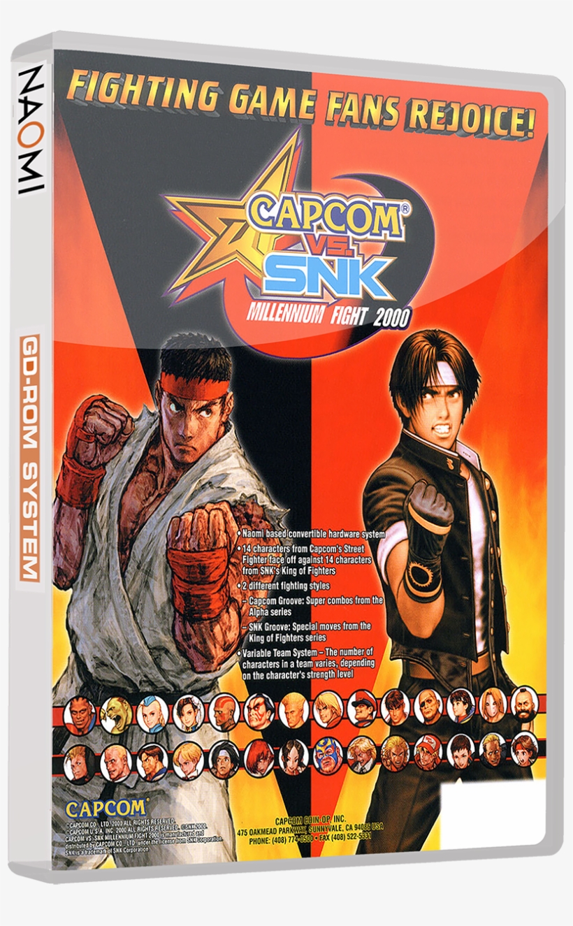 Sega Naomi 3d Boxes With Discs (gd-rom Set) - Capcom Vs Snk Pro Playstation Ps1, transparent png #2271075