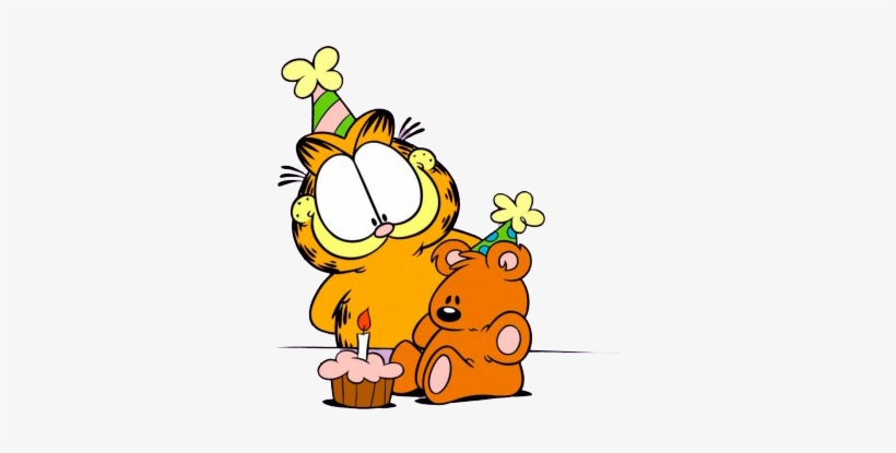 Magda On Twitter - Garfield Birthday Png, transparent png #2271076