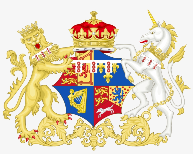 File Caroline Elizabeth Great - Royal Coat Of Arms, transparent png #2271590