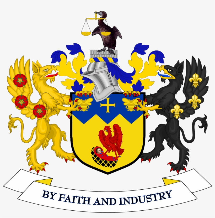 Coat Of Arms Of Knowsley Metropolitan Borough Council - Griffin Coat Of Arm, transparent png #2271627