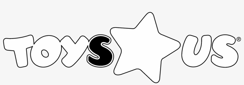Toys R Us Logo Black And White - Toys R Us Logo, transparent png #2271676