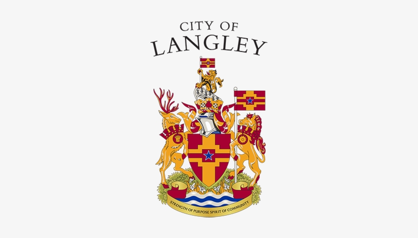Coat Of Arms - Township Of Langley Logo, transparent png #2271925