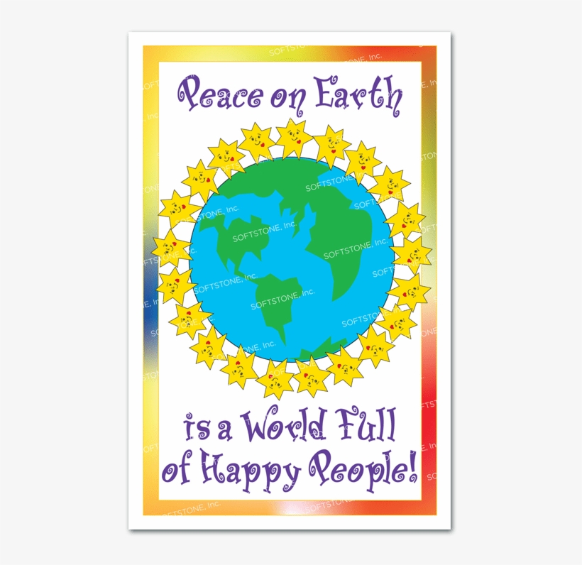 Peace On Earth Is A World Full Of Happy People - Set Of 8 Theme Posters From The Voices Of Cj Program, transparent png #2272098