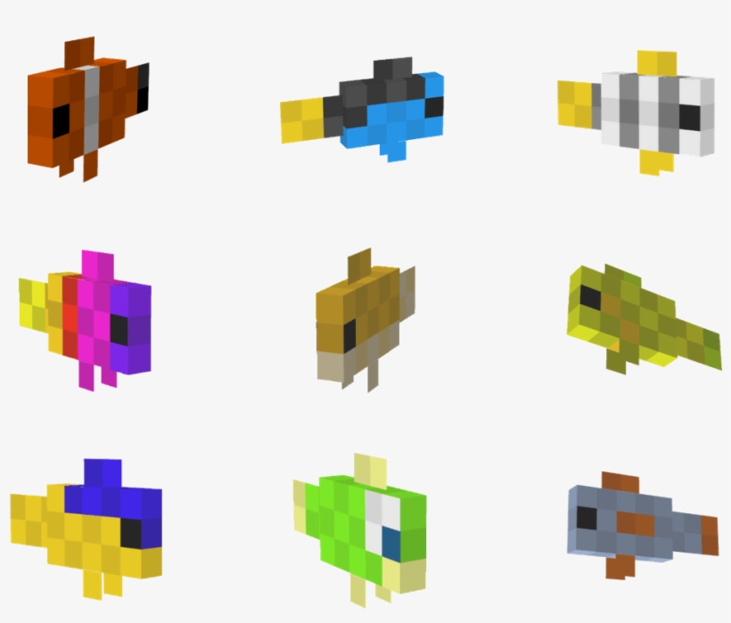 Minecraft 1.10 2 Mod Fish, transparent png #2272189